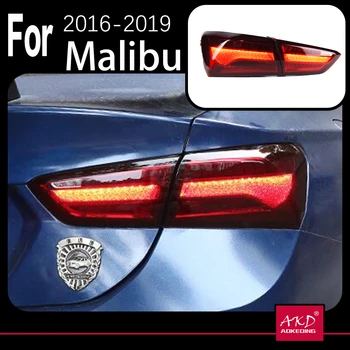 AKD Modela Avtomobila Rep luči Za Chevy Malibu XL 2016-2019 zadnje luči LED DRL Teče luči, meglenke Zadnji parkirni