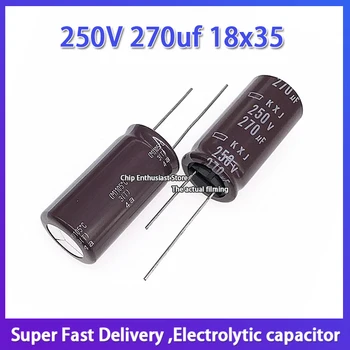 Aluminij elektrolitski kondenzator 250v270uf 18*35 black diamond kxj visoko frekvenco dolgo življenje 250V 270uf 18x35