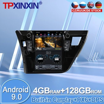Android 10 4+128GB Za Toyota Corolla 2014 2015 2016 Avto Radio na Zaslonu na Dotik Multimedijski Predvajalnik, GPS Navigacijski Sistem S Carplay
