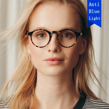 Anti Modre Svetlobe, Optični Pregledna Očala Ženske Kratkovidnost Očala Okvirji za Očala Clear Leče Žensk Očala