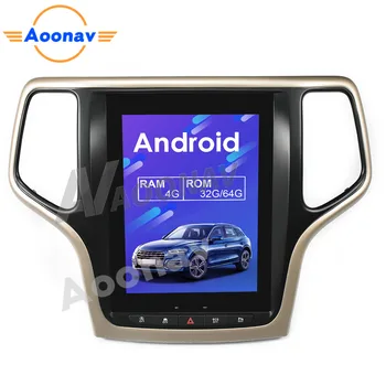 AOONAV Android 9.0 Tesla slog PX6 Avto, GPS Navigacija Za JEEP Grand Cherokee 2007-2015 Avto autoradio večpredstavnostna Vodja Enote