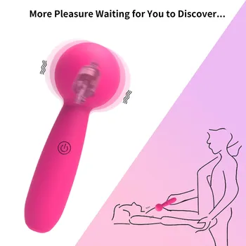 AV Vibrator za Klitoris Stimulator Nastavek Masturbator Brezžični Čarobno Palico Ženski USB Massager Blaga Seks Odraslih Toys18 Dildos