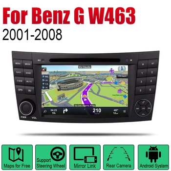 Avto DVD Predvajalnik, GPS Navigacija Za Mercedes Benz G Razred W463 2001~2008 NTG Avto Android Multimedijski Sistem Zaslon, Radio Stereo