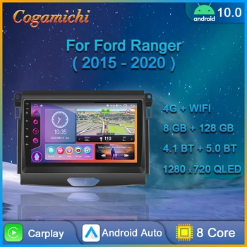 Avto Radio Android Za Ford Ranger 2015-2020 Multimedijski Predvajalnik Videa, RDS GPS Navigacija Stereo Ni 2din 2din Zaslon na Dotik Carplay