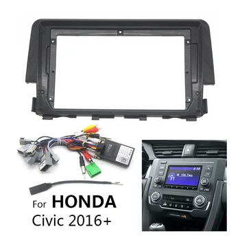 Avto Radio Fascijo Za HONDA Civic 2016+ Auto Stereo Audio Predvajalnik nadzorno ploščo Plošča Okvir Komplet za Vgradnjo Adapter