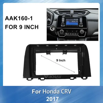 Avto Radio Fascijo Za Honda CRV 2017 DVD okvir Dash Mount Kit Napajalnik Trim Obraza Plošča Okvir nadzorno ploščo za 2 Din