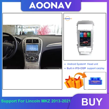 Avto Radio Za Lincoln MKZ 2013-2021 Navpično Zaslon, GPS Navigacija Auto Radio Sistema Android Multimedijski Predvajalnik
