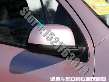 avto-styling za Nissan marca 2010-2015 ABS Rearview mirror kritje Trim/Rearview mirror Dekoracijo