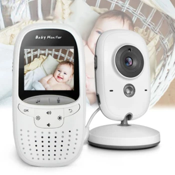Baby Monitor VB602 IR Nočno Vizijo nadzorovanja Temperature Lullabies Interkom VOX Način Video Baby Kamera Walkie Talkie Varuška