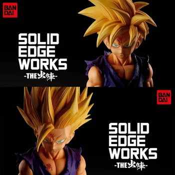 Bandai Original Dragon Ball SOLID EDGE DELA -OUT-5 Anime Akcijska Figura Model Igrača Zbirateljske Model, Okraski, Darila za Fante