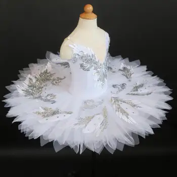 Bela Strokovno Balet Tutu White Swan Lake Dekle In Ženske Odraslih Balerina Stranka Plesne Kostume Balet Tutu Balett Obleko Dekle