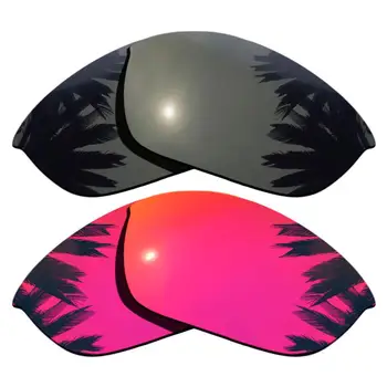 Black & Midnight Sun Zrcali Polarizirana Zamenjava Leč za Pol Suknjič 2.0 Okvir 100% UVA & UVB