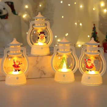 Božični Dekor Noč Luč, Luč Prenosna LED Majhna Lučka za Olje Žareče Stranka Dobave Darila, Poročna Dekoracija Hiše Dekor