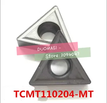 Brezplačna dostava keramično rezilo 10PCS TCMT110204-MT kovinsko keramični vložki, obdelavo in visoko stopnjo konča, vstavite STFCR/STUCR
