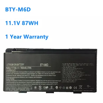 BTY-M6D 11.1 V 87WH Laptop Baterija Za MSI GT70 GT780 GT60 GT70 GX660R E6603 GX660 GX680 957-16FXXP-101 BTY-M6D