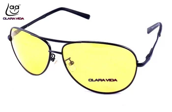 =CLARA VIDA Voznika TAC enhanced rumena noč polarizirana Barve polaroid polarizirana šport UV 400 Moški ženske sončna očala