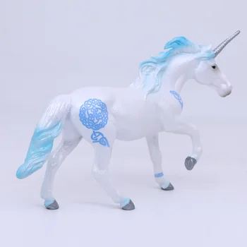 CollectA Živali Čarobno Konj Samorog Stallion - Modra PVC Slika Plastična Igrača za Dekleta #88849