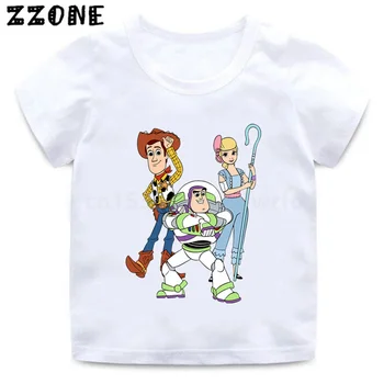 Disney Igrača Zgodba Buzz Lightyear Woody Grafični Otroci Majice Dekliška Oblačila Baby Fantje Risanka T shirt Smešno Otroci Vrhovi,ooo5811