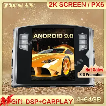 DSP Carplay Tesla zaslon 4+64 G Android 9.0 Avto Multimedijski Predvajalnik Za MITSUBISHI Pajero V97 2006-2012 Radio, Auto stereo vodja enote