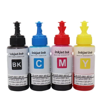 Dye črnilo OEM ponovno Polnjenje Ink Komplet za Epson L100 L110 L120 L132 L210 L222 L300 L312 L355 L350 L362 L366 L550 L555 L566 tiskalnik