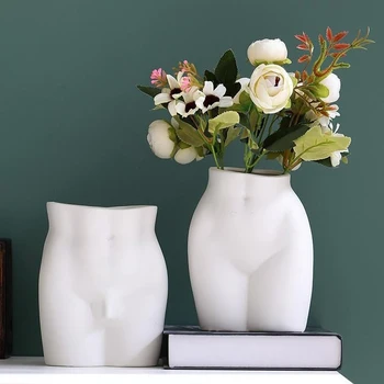 Evropskem slogu, body art rit vaza okraski preprost doma dekoracijo obrti cvetje posoda keramična cvetlični aranžma okraski