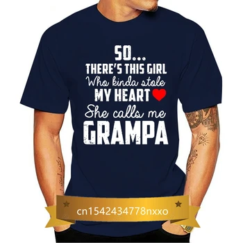 FatherDay Darilo Ona Poziva Me Grampa t-shirt majica s kratkimi rokavi
