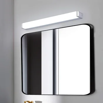 Feimefeiyou Punch-brezplačno LED ogledala žarometov kopalnica lučka preprost sodobna kopalnica wall lučka nečimrnosti ogledalo toaletno ogledalo lučka