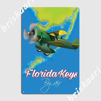 Florida Keys Potovanja Plakat Kovinski Znak Garaža Dekoracijo Kino Dnevna Soba, Garaža Klub Oblikovanje Tin Prijavite Plakat