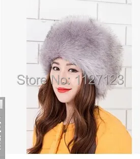 Francoski siva nov klobuk Qiu dong je visoke kakovosti imitacije lisica krzno, celo kožo krog skp Toplo lady, imitacija krzna, klobuki