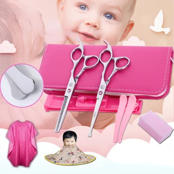 Gospodinjstvo bo ustrezala kombinacija Baby varnost otrok, škarje za striženje Krog glave Ravno cut frizerski pribor fournitures de salon