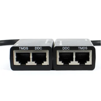 HDMI je združljiv Extender Dvojno Omrežje Ethernet Vmesnik Extender Ojačevalnik, Da Rj45 Kabla 30 m CAT5e CAT6LAN