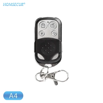 HOMSECUR Brezžični Metal Daljinski upravljalnik 433MHz A4 Za Naše 433MHz Home Security Alarmni Sistem