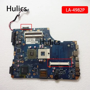 Hulics Uporablja Prenosni računalnik z Matično ploščo DDR3 K000086430 K000086470 KSWAA LA-4982P Za Toshiba L500 L505 L550 L555