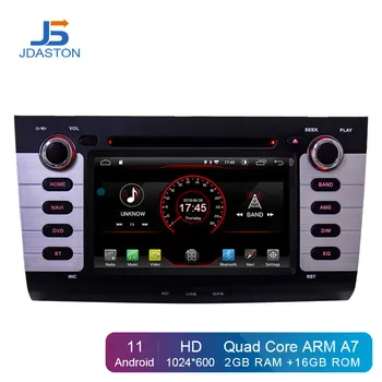 JDASTON Android 12 Avto DVD Predvajalnik Za suzuki swift 2004-2010 Večpredstavnostna GPS Navigacija 2 Din avtoradio Stereo Audio Bluetooth