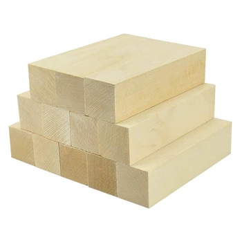 JHD-Whittling In Rezbar, Wood Blocks Nedokončane, Wood Blocks Basswood Carving Bloki Mehki Les Set Za Carving Začetnike