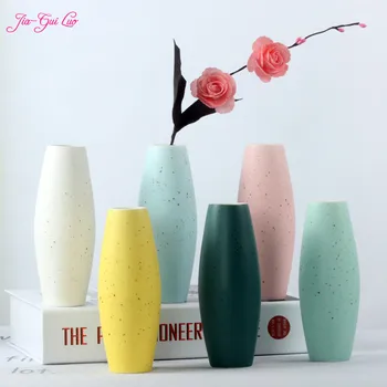 JIA-GUI LUO Keramične vaze Evropske gospodinjstvu namizni pribor, posušeno cvetje in cvetni okrasne posode C002