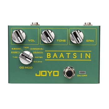JOYO BAATSIN Overdrive Pedal Kitara Procesor 8 Klasičnih Overdrive Izkrivljanje Zvoke Učinek za Električno Kitaro Pribor Deli