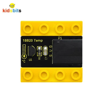 kidsbits Bloki Kodiranje 18B20 DS18B20 Temperaturni Senzor za Zaznavanje Senzorja Modul Za Arduino STEBLO Programiranje Izobraževanja