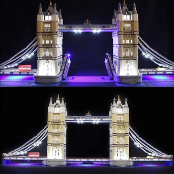 LED Luči Komplet za lego 10214 Združljiv 17004 Ustvarjalca Strokovnjak London bridge, Stavbe Bloki, Opeke (samo svetlobo z Baterijo polje)