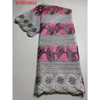 Lepe Afriške vodotopnih čipke Krpo tiskanje, vzorec, ki je primerna za ženske poročno obleko Tkanine DTSE10012