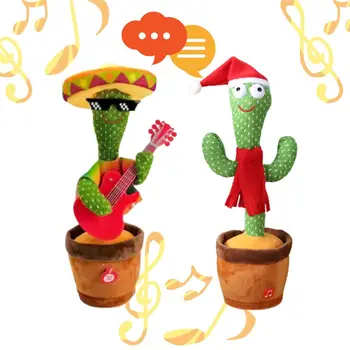 Lepo Govoriti Igrača Ples Kaktus Lutka Govori Govori Snemanje Zvoka Ponovite Igrača Kawaii Kaktus Igrače Za Otroke, Otroci Izobraževanja Igrača Darilo
