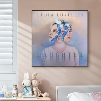 Lydia Loveless Hči Glasbeni Album Cover Platno Plakat Hip Hop Rapper Pop Glasbe, Slaven Stensko Slikarstvo, Umetnost Dekoracijo