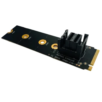 M. 2 M-ključ do SFF-8643 U. 2 vmesniško Kartico PCI-E Protokola Pretvornik Kartico za Namizni Mainboard RAČUNALNIKA Za 2.5 inch NVME 2230 2280 SSD