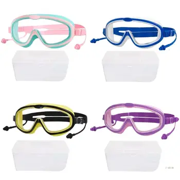 M5TC Anti-fog Plavalna Očala s Čepi Darilo za Rojstni dan za Starost 3-16 Otroci Fant Dekle