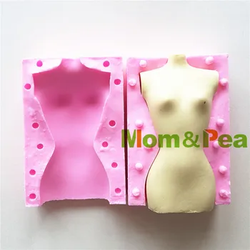 Mama&Grah MPA1660 Ženskega Telesa Oblikovane Silikonsko Plesni Torto Dekoracijo Fondat Torto 3D Plesni, Hrana Razred