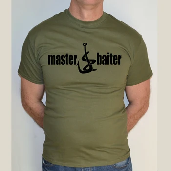 Master Baiter, Krap, Ribištvo, Ribič, Ribič Darilo T Shirt. Kratek Rokav, 100% Bombaž Priložnostne majice Svoboden Vrh Velikost S-3XL