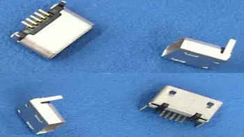 MIKRO 5P ženski plug pin 4pin Omejeno PCB 7.2 mm ,Plinski priključek za polnilnik,novega in izvirnega