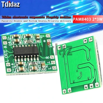 Mini PAM8403 2*3W Digitalni Ojačevalnik Razreda D Odbor Avdio Zvočniški modul zvočna kartica 2.5 V, 5V Modulo Amplificador nadzor glasnosti