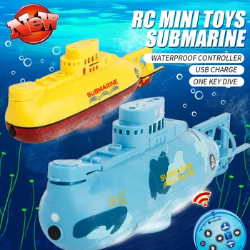 Mini RC Podmornica Daljinski upravljalnik RC Glisera, Visoko Zmogljivi Model Podmornice Veslanje na Prostem RC Čoln Fant vode predvajaj igrače Fant Darila
