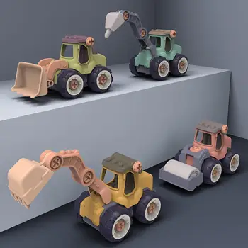 Mini Tovornjak Nakladanje Razkladanje Plastičnih Skupščina Inženirske Avto Komplet za Fantka